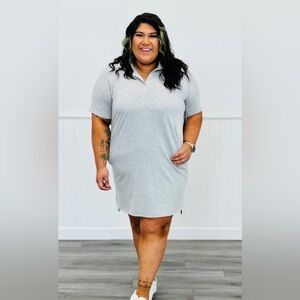 Heather Gray polo dress